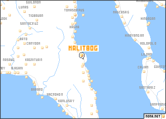 map of Malitbog