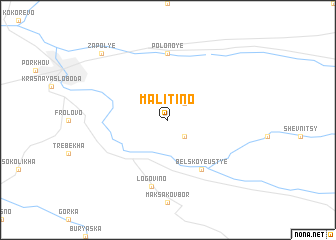 map of Malitino