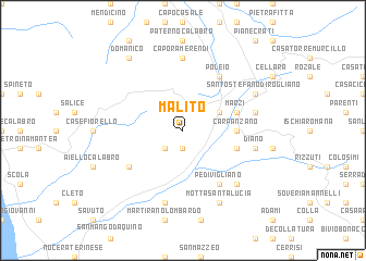 map of Malito