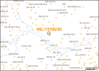 map of Mali Trnovac