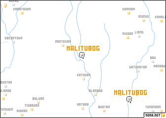 map of Malitubog