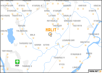 map of Malit