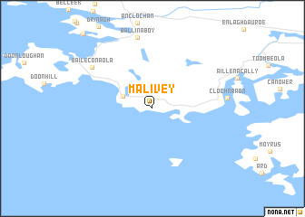 map of Malivey