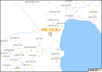 map of Mali Vlaj