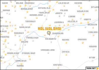 map of Maliwalamai