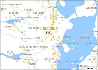 map of Mālīwāla