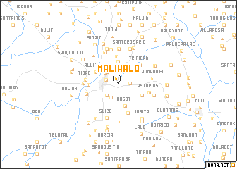 map of Maliwalo