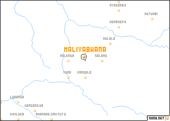 map of Maliya-Bwana