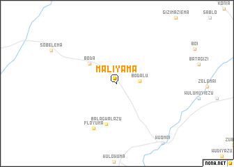 map of Maliyama