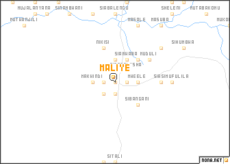 map of Maliye