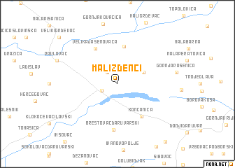 map of Mali Zdenci