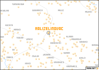 map of Mali Zelinovac