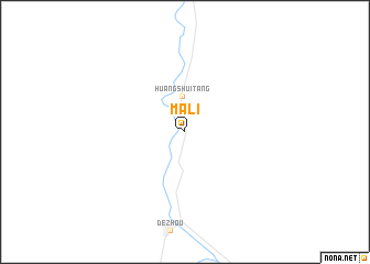 map of Mali
