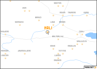 map of Māļi