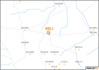 map of Mali