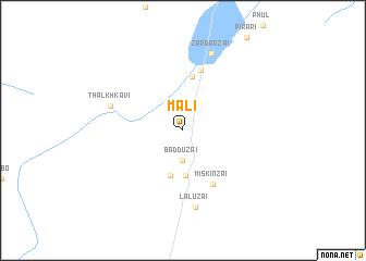 map of Mali