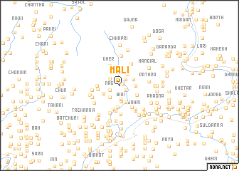 map of Mali