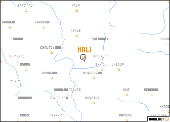 map of Mali