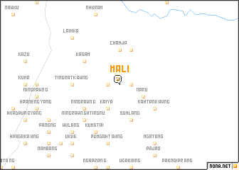 map of Mali