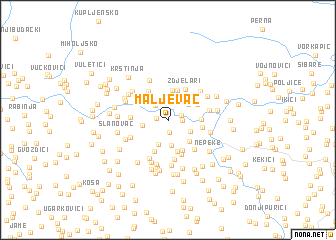 map of Maljevac