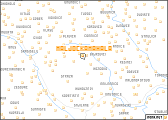map of Maljočka Mahala