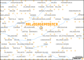 map of Maljoga de Proença