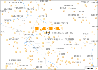 map of Maljok-Mahala