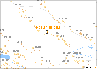 map of Maljski Kraj