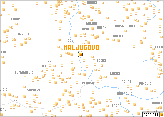 map of Maljugovo