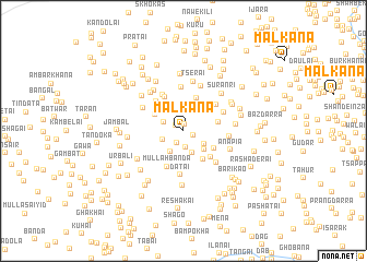 map of Malkana