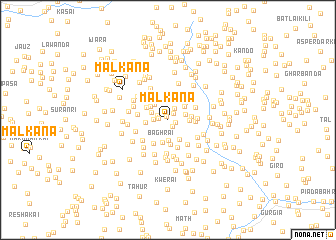 map of Malkana