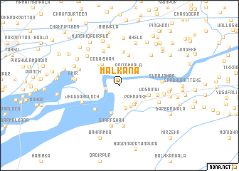 map of Malkāna