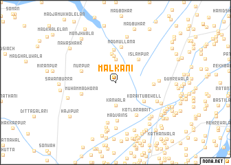 map of Malkāni
