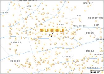 map of Malkānwāla