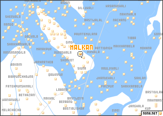 map of Malkān