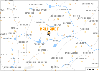 map of Malkāpet