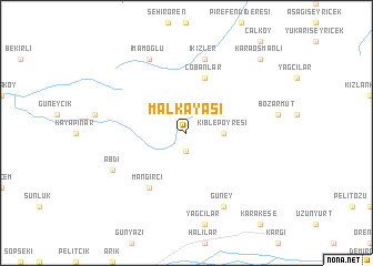 map of Malkayası