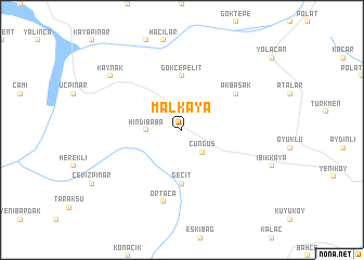 map of Malkaya