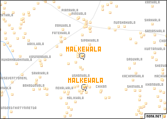 map of Malkewāla