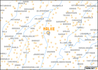 map of Malke