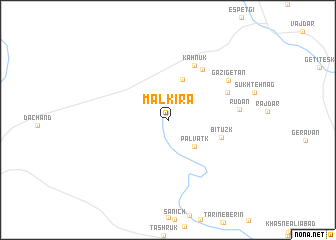 map of Malkīrā