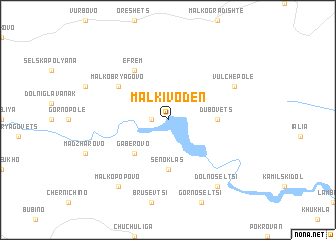 map of Malki Voden