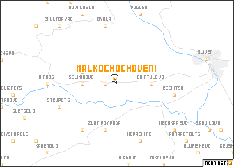 map of Malko Chochoveni