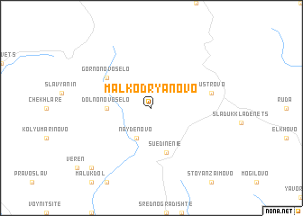 map of Malko Dryanovo