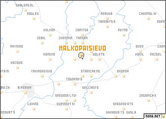 map of Malko Paisievo