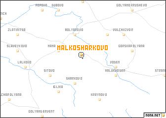 map of Malko Sharkovo