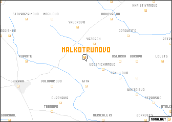 map of Malko Trŭnovo