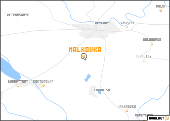 map of Malkovka