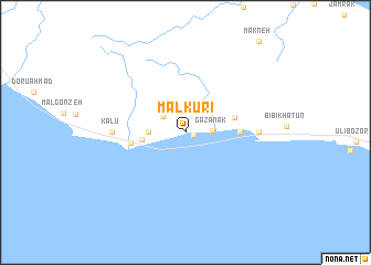 map of Mal Kūrī