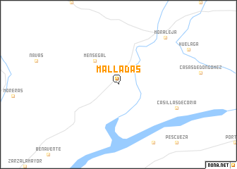 map of Malladas